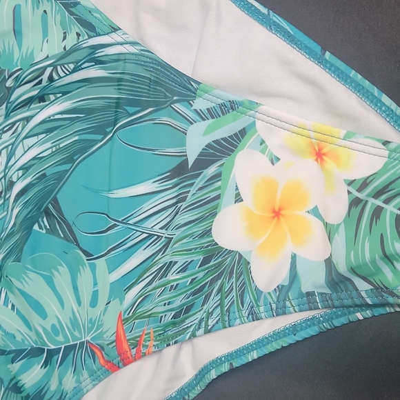 Tropical halter tie side bikini bottoms - Picture 2 of 8